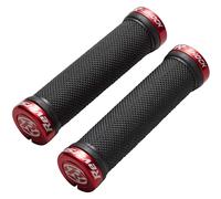 Reverse Components R-shock Lock-on Grips Nero 130 mm Black / Red