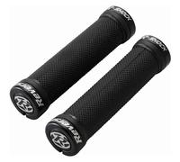 Reverse Components R-shock Lock-on Grips Nero 130 mm Black / Black