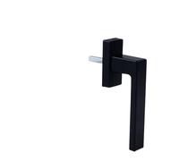 maniglie delle finestre, Maniglia for porta a battente interna ed esterna in lega di alluminio spessa bianca da 2 pezzi(Black)