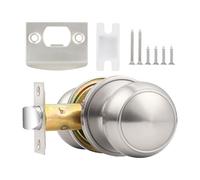 Maniglie delle porte all'aperto con ingresso di ingresso robusto, piastra di loquet e viti per una facile installazione, set di sicurezza ideale per casa, appartamento, hotel, scuola, camera da letto,