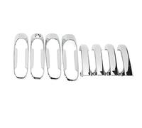 Maniglie delle Porte Cromate, Manici per Porte Esterne Automobilistiche Coperchio della Maniglia Porta con 4pcs Anti Scratch Auto Sinistra Sul Cappuccio per Maniglia Laterale Destro per 1500