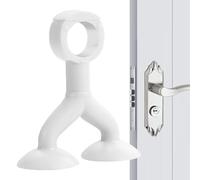 Maniglie delle porte in silicone, fermaporta in silicone, cuscinetto anti-collisione con doppia tazza di aspirazione, porta, buffer porte | Protezione della parete, anti-spina -col