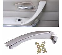 Maniglie delle porte Set di copertura esterna per B-MW E90 E91, lato sinistro destro passeggero interno maniglia tirare per B-MW Serie 3 316 318 320 325 328 330 335 (Grigio, Sinistra)