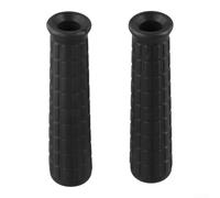 Maniglie di ricambio in gomma per carriole, set da 2 pezzi, si adattano alla maggior parte dei tubi standard per un'installazione sicura (114 x 16 mm)