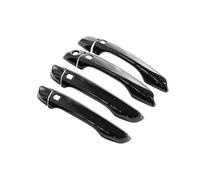 Maniglie esterne delle portiere del veicolo Per Citroen C3 per Cross SX SY 2017-2023 Adesivi per Maniglia Esterna della Porta Auto Nero Lucido(4Handle 4 Buttons)