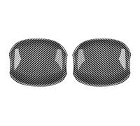 Maniglie esterne delle portiere dell'auto Per Prius 60 2023 Maniglia Per Porta Intelligente A Doppio Foro Con Decorazione Accessorio Di Modifica Antigraffio Compatibile Con(Front Door Bowl Carbon Fibe