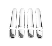 Maniglie esterne for portiere auto compatibili con Mitsubishi Lancer EX Evolution X 08-17, rivestimento for maniglia esterna for portiere auto in fibra di carbonio, 8 pezzi(Silver)