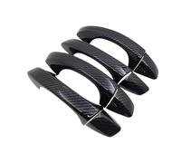 Maniglie esterne porte 4 PCS Esterno In Fibra Di Carbonio Maniglia Della Porta Della Copertura Cattura Trim Auto Per Skoda Per Octavia Per Fabia 3 MK3 Super B8 Per Kodiaq 2014 2019 Copri Maniglia Port
