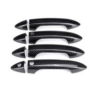 Maniglie esterne porte 8 Pz/set Per Accord 9th 2013-2017 Auto Maniglia Della Porta Esterna Coperture Trim Carbon Nero Car Styling Door Pull Copertura Maniglia Esterna Porta(A)