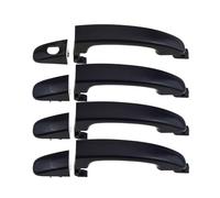 Maniglie Esterne Porte Auto Per Ford Per Ranger Per Everest 2012-2020 4PCS Fuori Porta Esterna Maniglia Anteriore Posteriore Sinistra Destra Cromata Nera Maniglia Esterna Porta Auto