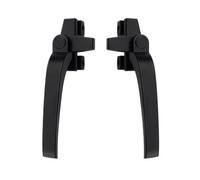 Maniglie Finestre,Maniglia Finestra Maniglie for finestre in lega di alluminio Tipo 38 Maniglia finestra a battente sicurezza universale Leva trazione laterale sinistra/destra(Black,Left)
