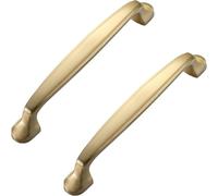 Maniglie for mobili Confezione da 2 for porte in rame pieno stile cinese dorato Ottone puro(Mocha Copper)