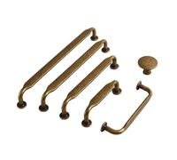 Maniglie for mobili in bronzo antico da 2 pezzi for armadio da cucina scarpiera retrò rustico maniglia for mobili ferramenta for mobili per esterni interni(Antique 76mm)