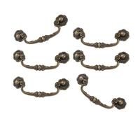 Maniglie in bronzo cinese Centro da 86 mm Forma ergonomica Presa comoda adatta per l ' uso in più stanze Vecchia maniglia