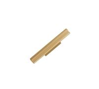 Maniglie in lega di alluminio for mobili, maniglie for armadietti con strisce dorate, pomelli for cassetti e cassettiere grigi, accessori da cucina di lusso leggeri(Gold)