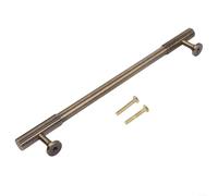 Maniglie in ottone massiccio bronzo anticato per cassetti, per mobili da cucina e camera da letto, distanza tra i fori 96 mm, design elegante per una facile installazione fai da te decorazione della