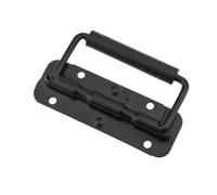 Maniglie Incasso Maniglia a molla in materiale di ferro da 2 pezzi | Attrezzatura ad anello mobile for strumento con maniglia pieghevole for bagagli(Silver 140mm)