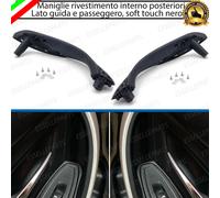 MANIGLIE INTERNE BMW SERIE 4 F36 POSTERIORE LATO GUIDA LATO PASSEGGERO NERO