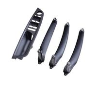 Maniglie Interne Maniglia Interna Per BMW E70 E71 X5 X6 Beige Nero Bracciolo Anteriore Sedile Conducente LHD RHD Maniglia Interna Porta Pannello Interno Tirare Trim Copertura(LHD Black 4Pcs)