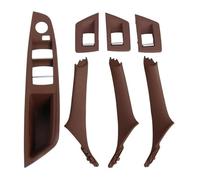 Maniglie Interne Per B&MW Serie 5 F10 F11 2010-2017 Maniglia Interna Portiera Dell'auto Pannello Copertura Interruttore Alzacristalli Set 51417225866(Rosso,LHD)