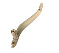 Maniglie Interne Per Portiere Auto 6 colori Porta d'interni aggiornati all'interno addominali Utilizzare la sostituzione della maniglia for il tiro for BMW X5 X6 F15 F16 2014-2018(BEIGE LEFT)