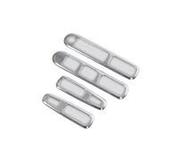 Maniglie interne per portiere auto Per Peugeot 3008 2011-2015 ABS Cromato Porta Maniglia Per Auto Pulsante Interruttore Alzacristalli Copertura Rivestimento LHD 4 Pezzi Maniglia portiera Interno Ricam