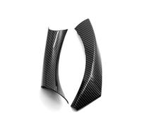 Maniglie interne porte 2 Pezzi Di Maniglie Interne Per Auto Coperture Decorative Per Serie 3 E90 E91 318 320 325 328 2004-2012 Rivestimento interno(Black-a left)