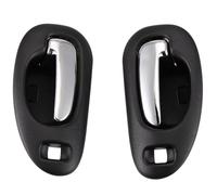 Maniglie Interne Porte Auto Per Chrysler 5102847AA 5102849AA Maniglia per portiera nera e cromata, interna, anteriore, sinistra e destra, coppia