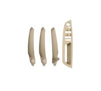 Maniglie interne porte Copertura Maniglia Portiera Auto Sinistra E Destra Copertura Maniglia Portiera Interna Staffa Bracciolo Porta Per E70 E71 E72 X5 X6 Rivestimento interno(RHD Beige-a)