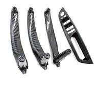 Maniglie interne porte Copertura Maniglia Portiera Auto Sinistra E Destra Copertura Maniglia Portiera Interna Staffa Bracciolo Porta Per X5 X6 E70 E71 E72 2007-2013 Rivestimento interno(RHD black-a)