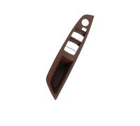 Maniglie interne porte Maniglie Per Porte Interne Auto Accessori Per La Decorazione Interna Delle Maniglie Delle Porte Per F10 F11 Serie 5 520 525 528 535i Rivestimento interno(RHD red-brown)