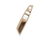 Maniglie interne porte Maniglie Per Porte Interne Auto Accessori Per La Decorazione Interna Delle Maniglie Delle Porte Per F10 F11 Serie 5 520 525 528 535i Rivestimento interno(RHD beige)