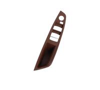 Maniglie interne porte Maniglie Per Porte Interne Auto Accessori Per La Decorazione Interna Delle Maniglie Delle Porte Per F10 F11 Serie 5 520 525 528 535i Rivestimento interno(LHD red-brown)