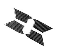 Maniglie Interne Portiera 4 Pezzi Nero/rosso In Fibra Carbonio Maniglia Per Porta Ciotola Copertura Trim Per VW Per Golf 8 MK8 2021-2023 Accessori Per Interni Auto Maniglie Interne Porte(Nero)