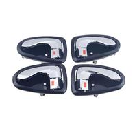 Maniglie Interne Portiere 4 Pezzi Per Hyundai Per Accent 1.5L 1.6L 2000-2006 Maniglia Interna Porta Anteriore Posteriore Sinistra Destra Conducente Passeggero Nero/cromato(Cromo)