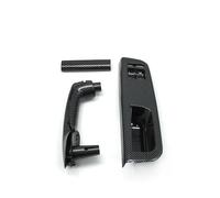 Maniglie Interne Portiere Auto Per VW Per Bora Per Golf 4 MK4 Per Jetta 1999-2004 RHD Sostegno Portiera Dell'interruttore Finestrino Maniglie Interne Portiere Auto Sostituzione(Carbon Fiber 4PCS)