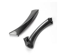 Maniglie interne portiere Kit in fibra di carbonio per interni auto passeggero anteriore RHD LHD per Serie 3 E90 E91 E92 316 318 320 325 328i 2004-2012 Maniglia interna portiera(Carbon-Set-Left)