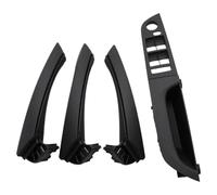 Maniglie interne portiere Per Serie 3 E90 E91 316 318 320 325 328i 2004-2012 Maniglia Interna Portiera Rivestimento Set Completo(Nero,37.5 Low-end)