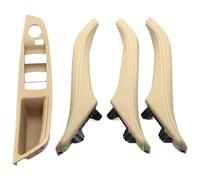 Maniglie interne portiere Per Serie 5 F10 F11 520d 523i 525i 528i 530i 535i 540i 2010-2017 Set 4 Pezzi Maniglia Interna Porta Auto LHD(Beige,B)