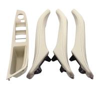 Maniglie interne portiere Per Serie 5 F10 F11 520d 523i 525i 528i 530i 535i 540i 2010-2017 Set 4 Pezzi Maniglia Interna Porta Auto LHD(Oyster,B)