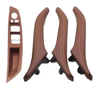 Maniglie interne portiere Per Serie 5 F10 F11 520d 523i 525i 528i 530i 535i 540i 2010-2017 Set 4 Pezzi Maniglia Interna Porta Auto LHD(Marrone,A)