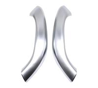 Maniglie interne portiere Per X1 Per X2 F48 F49 F39 2016-2022 Kit 2 Pezzi Maniglia Per Porta Anteriore E Posteriore Interna Rivestimento Esterno Finiture 4(Silver Chrome,2PCS)