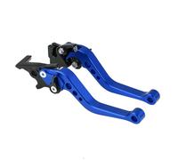Maniglie leva freno, 1 paio 22mm 7/8 "Maniglia leva freno a tamburo in alluminio CNC per moto (Blu)