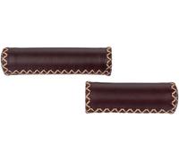 Maniglie manubrio CONTEC "Classic Exclusiv Geebe" vera pelle 95/125 mm Gravy