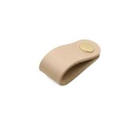 Maniglie Mordern fatte a mano in pelle artificiale con viti, maniglie per mobili, cassetti e armadietti, cinturino in pelle (S, kaki)