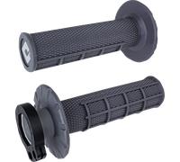 Maniglie ODI Emig V2 Lock-On Grips Half Waffle Grigio / H36HWH