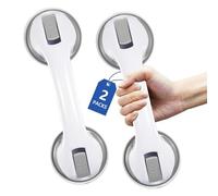 Maniglie per anziani 2 pezzi, Maniglia per doccia con forte presa e ventosa, Maniglia per bagno, Aiuto per alzarsi e ventosa, Barra di sicurezza per panca doccia