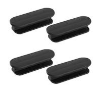 Maniglie Per Armadietti Nere Da 4 Pezzi, Maniglie Per Porte Autoadesive, Maniglie Per Porte In Plastica, Maniglie Per Porte In Vetro, Accessori Per Mobili, Maniglie Per Porte Durevoli