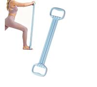 Maniglie per bande di resistenza, espansori a sei tubi, corda di tensione per addominali, cavo multifunzione per fitness, 231 g, attrezzo elastico regolabile per esercizi di a casa
