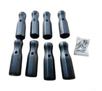 Maniglie per biliardino, lunghezza 125 mm, 8 pezzi, diametro interno 16 mm | Set di otto pezzi, materiale, semplice installazione a vite, ideale per sale giochi domestiche, sostituisce le impugnature